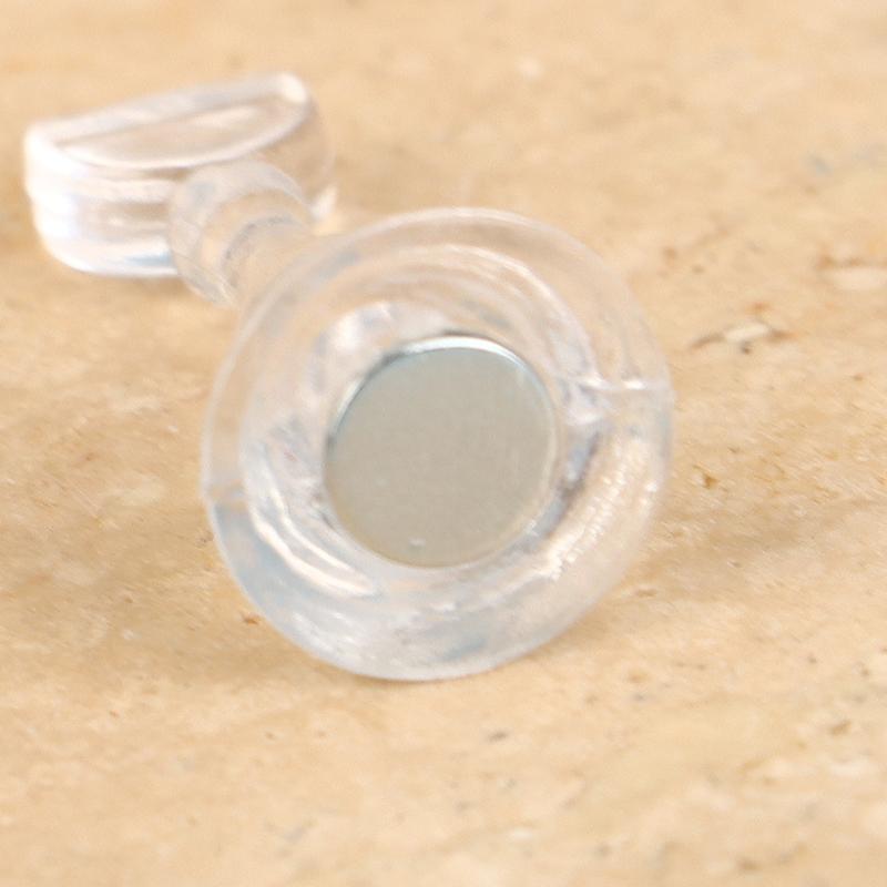 5Pcs Acrylic Nail Stand Tips Holders Chess Shaped Fingernail Diy Magnetic Training Practice Display Manicure Nail Tool