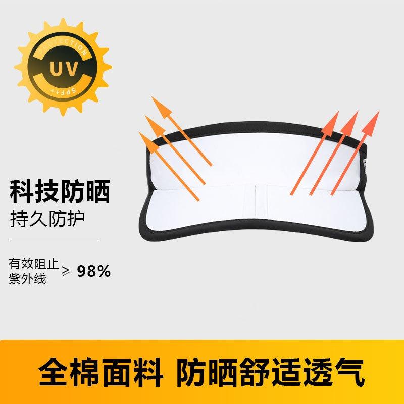 Summer portable folding empty top hat outdoor running sports breathable sun hat men's fashion versatile women's sun hat