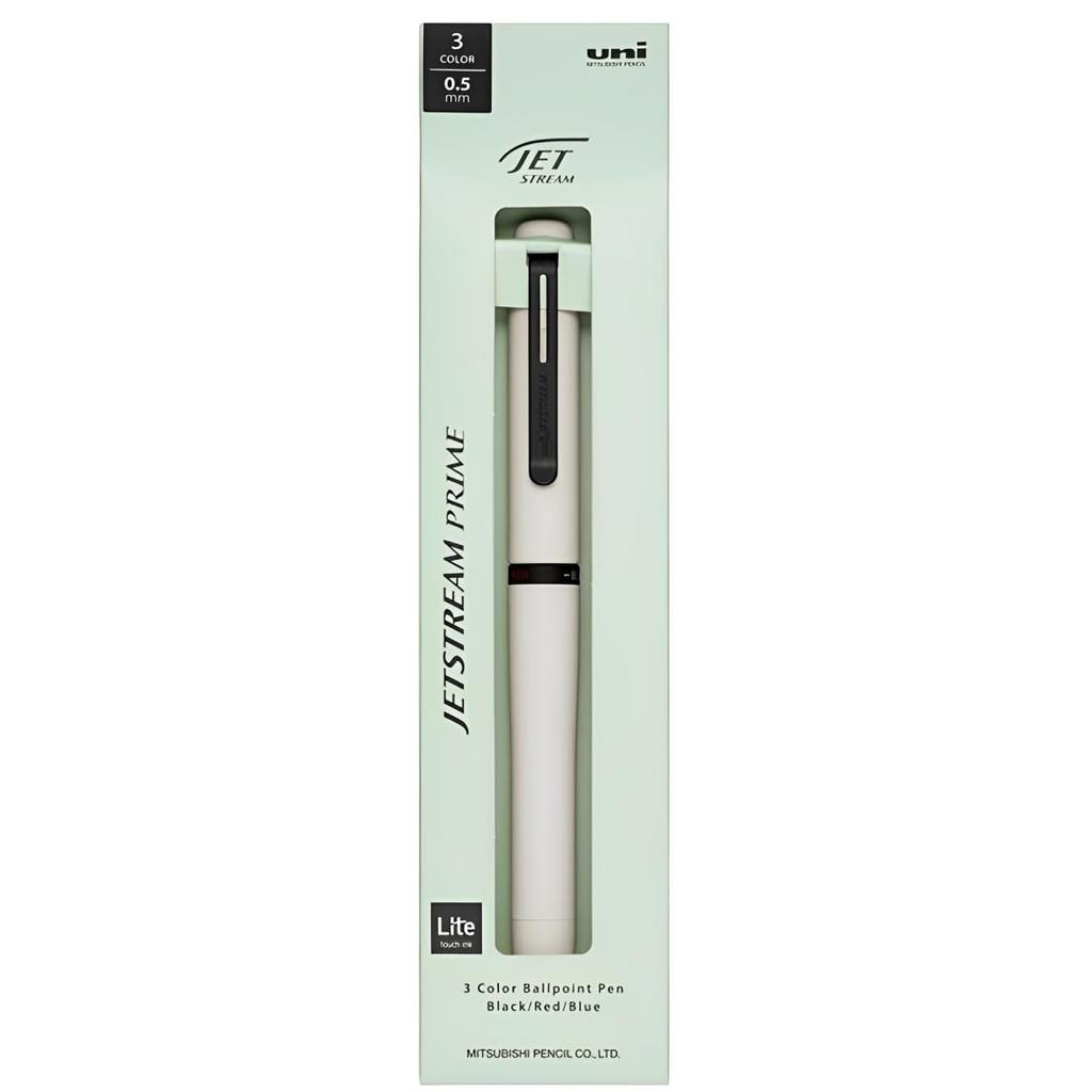 Mitsubishi Jetstream 0.38mm Tri-Color Ballpoint Pen - Black, Red & Blue Ink Retractable Pen