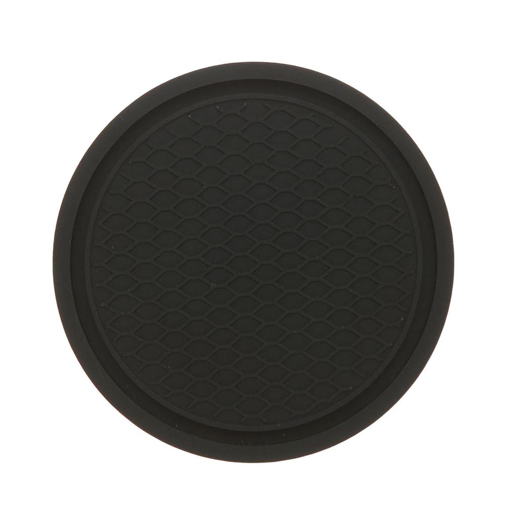 Car Cup Holder Coaster Drink Mat Decoration for Kitchen Bedroom Trucks Black