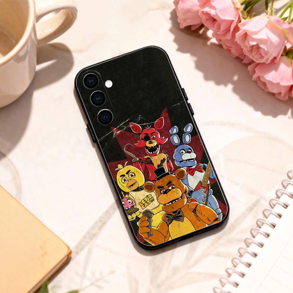 Five N-Nights At F-Freddys Fnaf   phone Case For Samsung Galaxy A73,A72,A71,A70,A53,A52,A51,Others Soft Black Shell