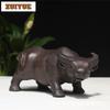 Yixing Zisha Zodiac Ox Tea Pet Creative Lucky Model Tea Figurine Play Toys Tea Statue Ornaments Can Be Raised Supplies Craft