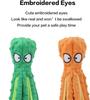 32×8cm Pet Plush Dog Toy Voice Octopus Shell Puzzle Toy Bite Resistant Interactive Pet Dog Teeth Cleaning Chew Toy Pet Supplies