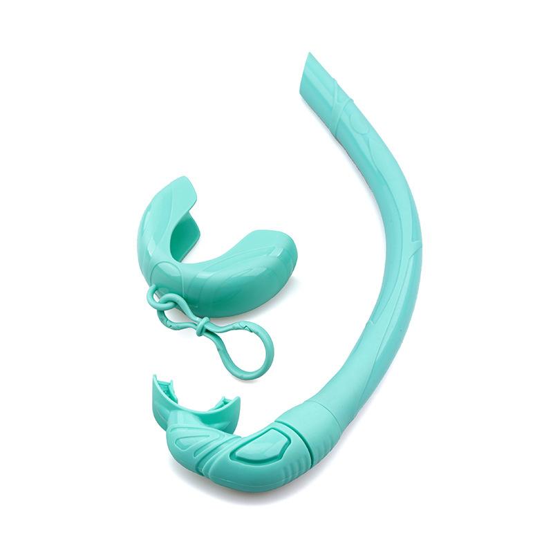 Diving Mask Snorkel Foldable Underwater Freediving Swimming Snorkeling Set Diving Snorkeling M зелёный