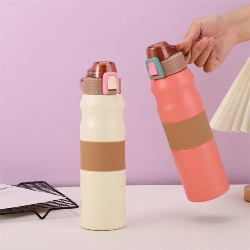 Factory Outlet 680ml Sports Vacuum Flask 304 Stainless Steel Outdoor Portable Travel Insulated Water Bottle Low MOQ