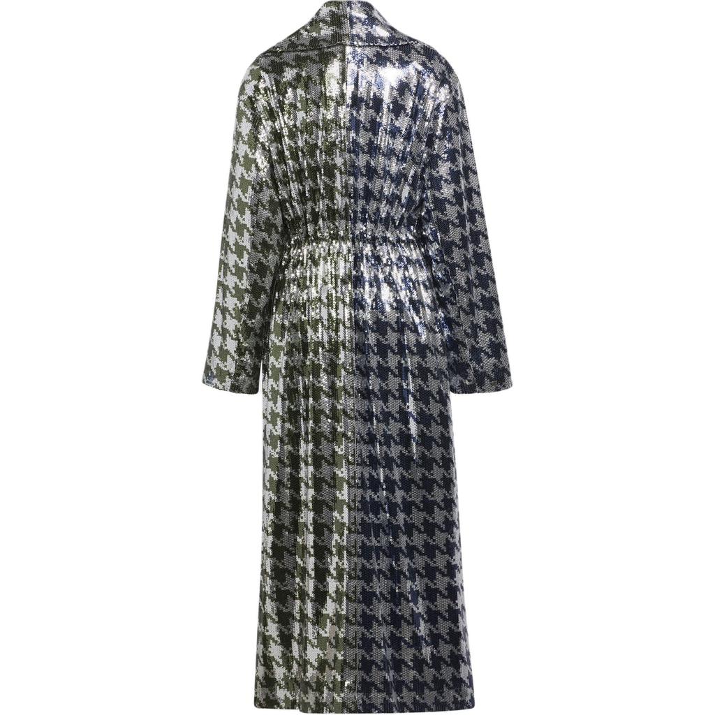 Adidas Originals X Ivy Park Vlčí zub Flitrový Dlouhý Kabát Dámský Kabát Modrý HC5954