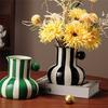 Flower Arrangement Vase Plant Pot Colorful Table Decoration Ornament Room Aesthetic Decor