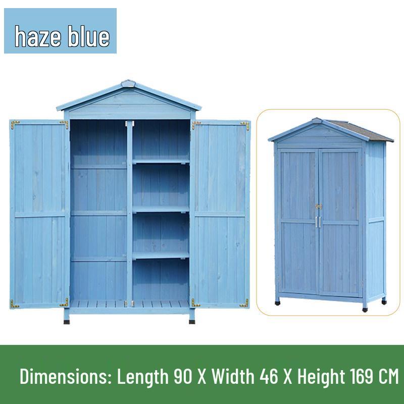 Outdoor Anti-Corrosion Sunscreen Storage Cabinet for Garden and Courtyard