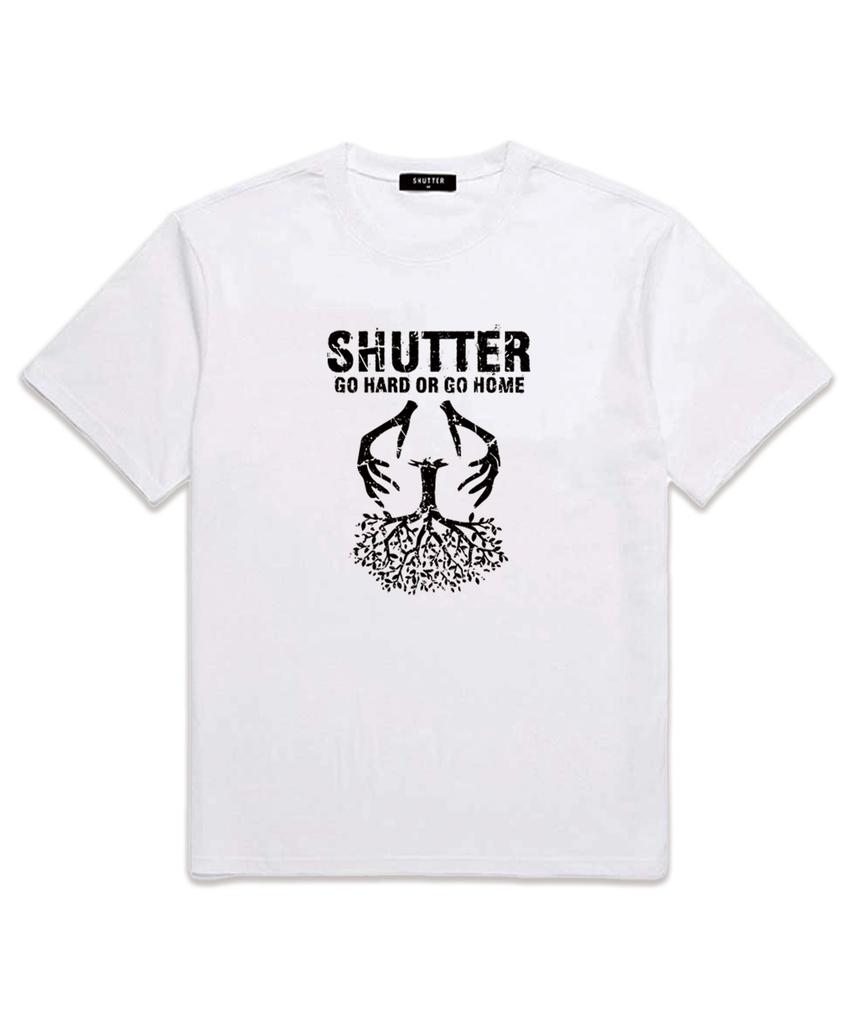 SHIRTER Tree Logo Short Sleeve T-Shirt (Ss016) White