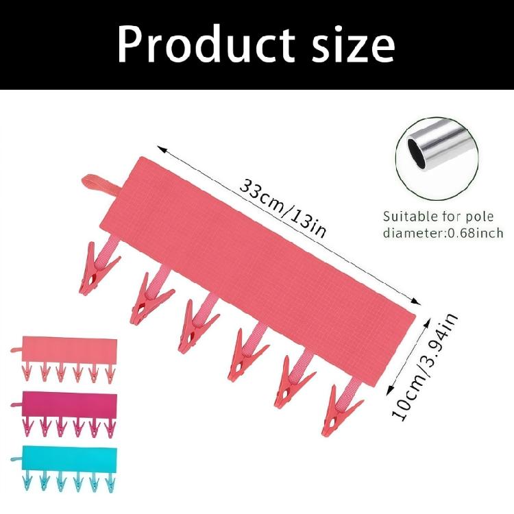 Travel Laundry Hanger Set for Underwear and Towels, 3 Pack Clothes Hangers for Small Space Bathroom Drying Use