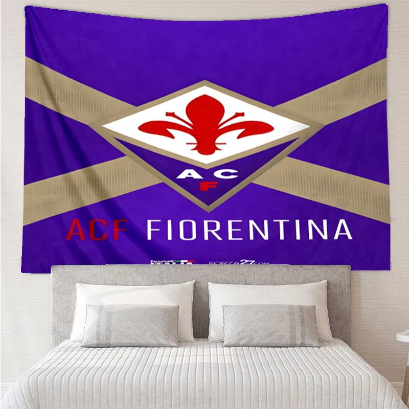 Fiorentina Football Club  Printed Tapestry, for Bedroom,Livingroom, dormitory, Large Wall Decor, Fabric Decor Fan Birthday Gifts