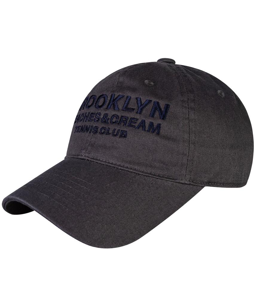 Bichiseuaenkeulim Brooklyn Tennis Club Ball Cap-Charcoal