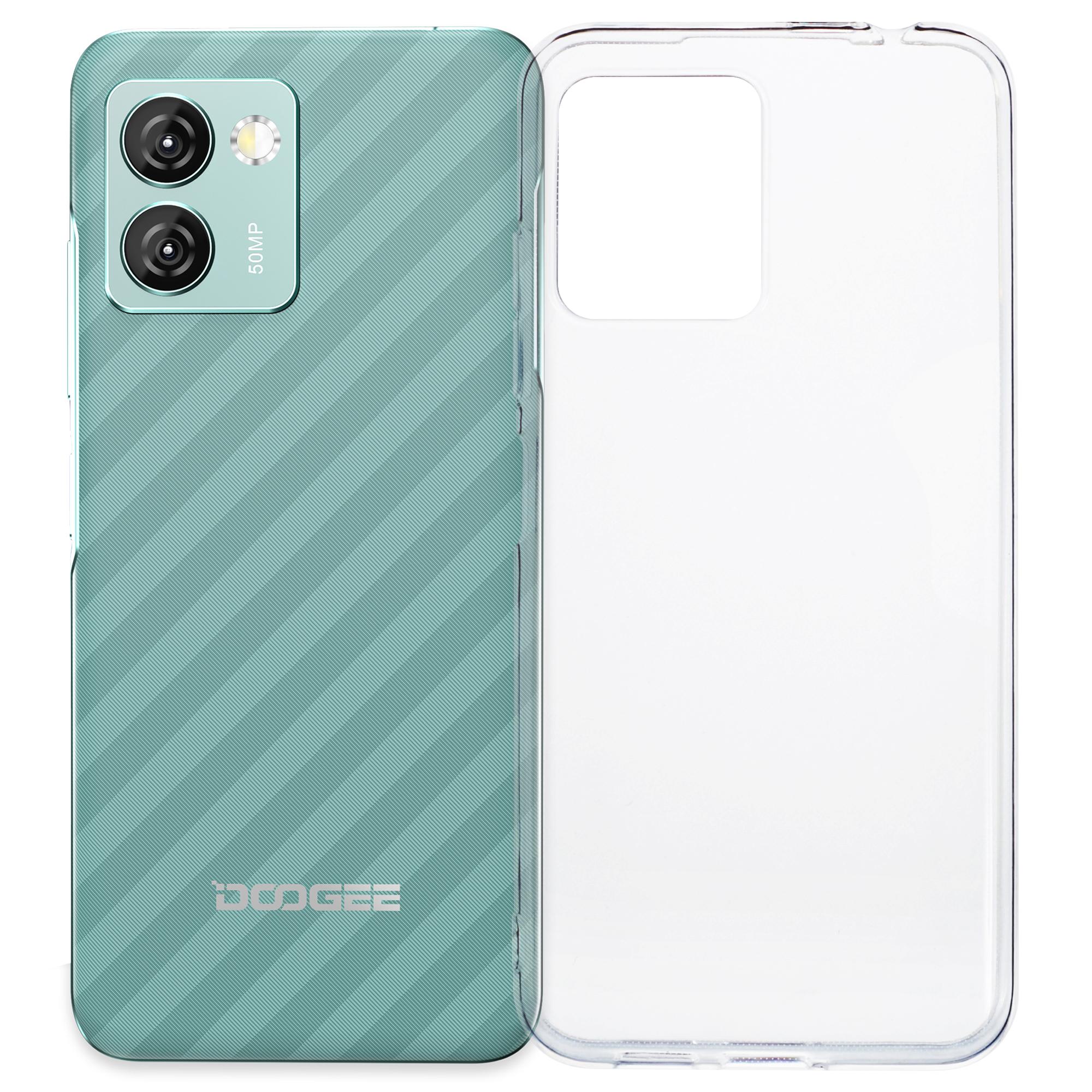 

Для Doogee N50 Pro Чехол Мягкий ТПУ Амортизирующий Задняя Крышка Transparent