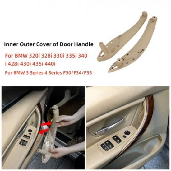 2X For BMW 3 Series F30 F35 F36 F80 F82 F83 F32 Inner Interior Door Pull Handle