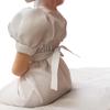 xinXbabe Doll Nurse Uniform Set for 80cm Dolls, 1/2 Size Doll Outfit with Knee-High Stockings, White