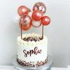 15pcs/Set Balloon Cake Topper Wedding Birthday Baby Shower Party Decor