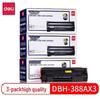 Deli 388AX/88A Black High-Yield Toner Cartridge 3-Pack