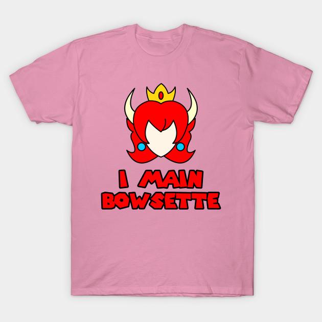 T Shirt Women I Main Bowsette Spicy Variant Harajuku Print Kawaii Tshirt Summer Short Sleeve Female T-Shirt Top Tee