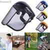 Splash Proof Face Shield Garden Grass Trimmer Weed Wacker Safety Helmet Hat With Full Face Mesh Mask For Logging Brush Cutter{S}