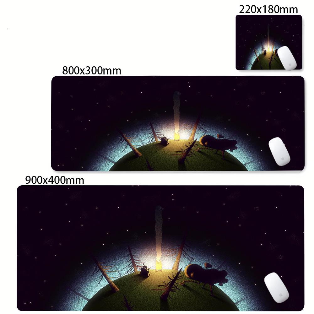 Oyun Dış Gezegenler Anime Mouse Pad Kaymaz Kauçuk Klavye Mouse Pad'i Dizüstü Bilgisayar Evren Güneş Sistemi Masa Matı Ofis Aksesuarları