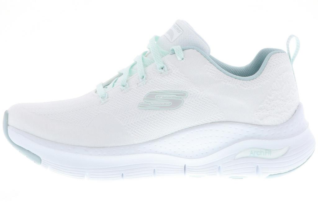 Skechers Arch Fit - кроссовки Comfy Wave белый/мятный