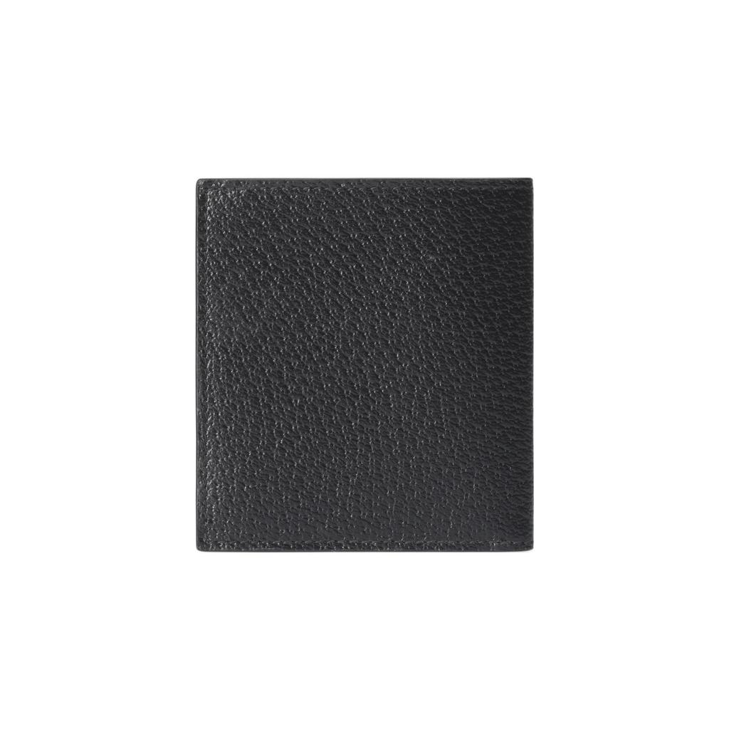Gucci Letter Logo Flap Closure Leather Wallet Men wallet Black 739365-1AAJA-1193