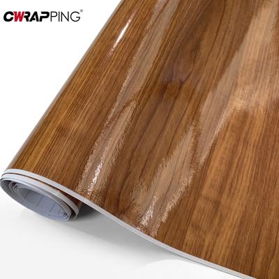 Carta da Parati Autoadesiva in Vinile PVC Legno Carta Adesiva da Parete Pellicola Idrografica Specchi Adesivi da Parete Pellicola per Finestre Privacy