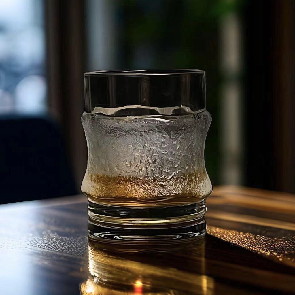 Japanese high-end hanging ice glass, cold drink glass, tactile water glass, ice American coffee  whiskey