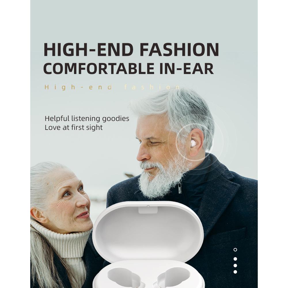 Magnetic Rechargeable Hearing Aid Bluetooth Appearance Elderly Sound Amplifier Sound Collector Elderly Hearing Aid Mini Sound Amplifier