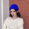 Chic Unisex Knit Beanie Winter Soft Cotton Hat Warm Round Top Design