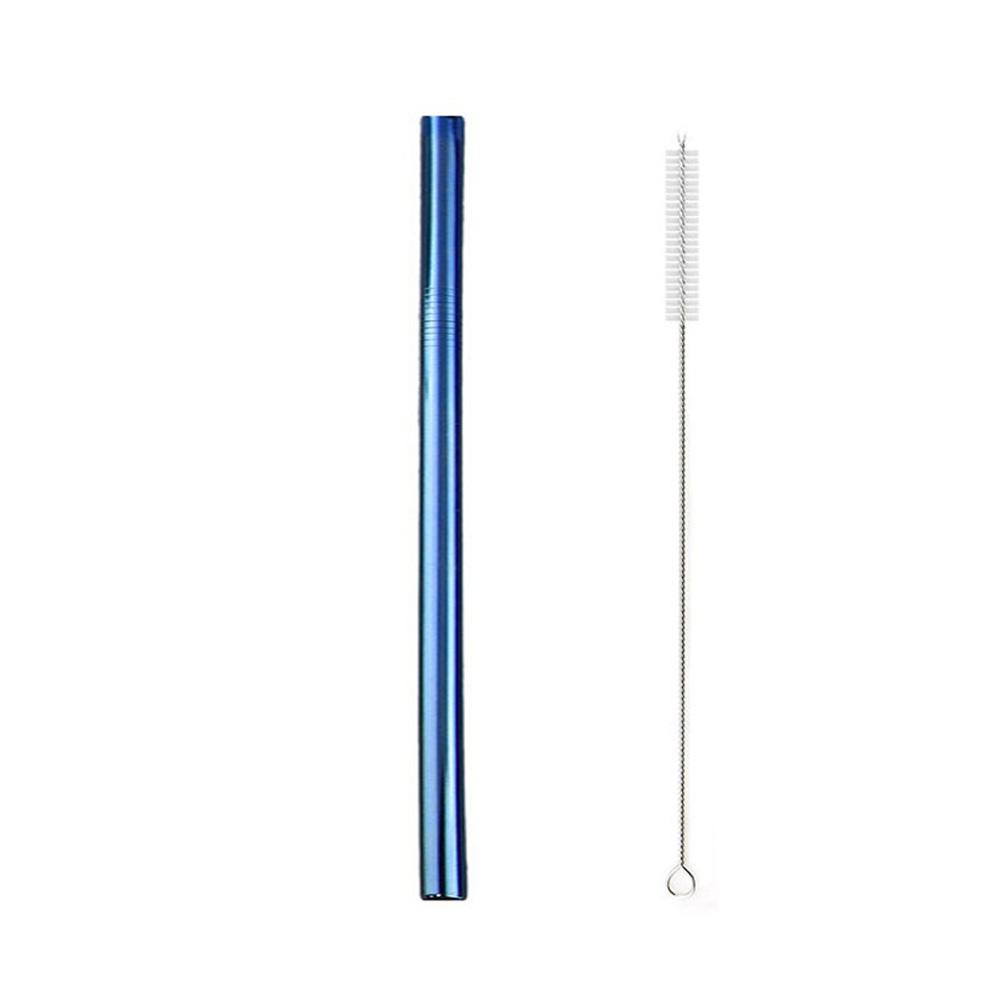 High Quality Metal Straw Stainless Steel Straw Reusable Drinking Straws Diameter 12mm Tube Smoothies Tapioca Pearls Bar Party