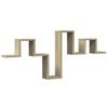 Irregular wavy creative wall shelf for hallway, bedroom, living room, bathroom, decorative display wall shelf, 104.5x10x43 cm