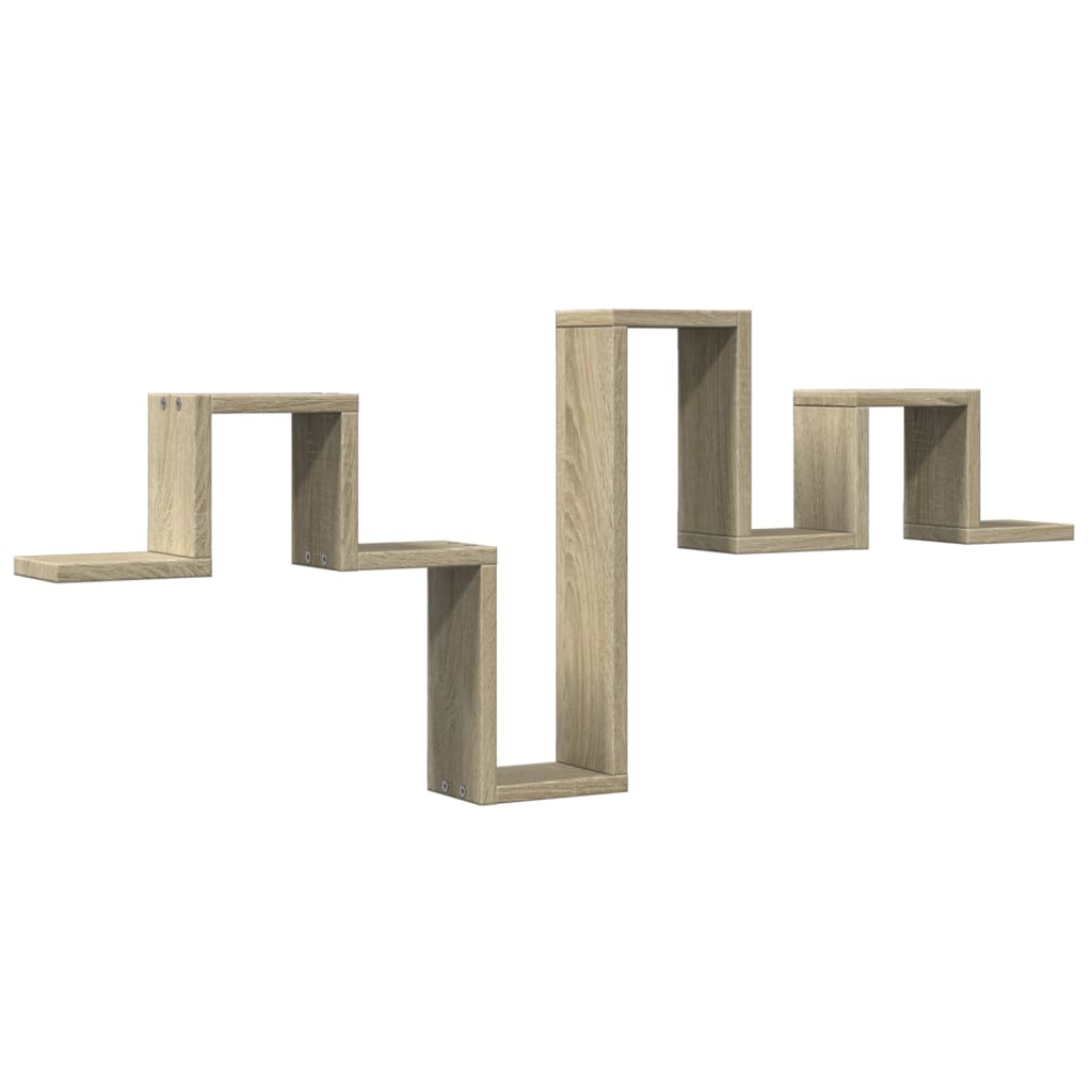 Irregular wavy creative wall shelf for hallway, bedroom, living room, bathroom, decorative display wall shelf, 104.5x10x43 cm