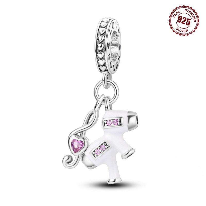 Diy Pendant Bracelet Necklace, Trendy Headphones & Music Note Pendant S9 Sterling Silver