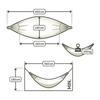 La Siesta Hammock Family Size Brisa for People Outdoor Camping Indoor Family Marine Classic Hammock Brisa Kingsize Marine [La Siesta] 1-3 BRH18-W3