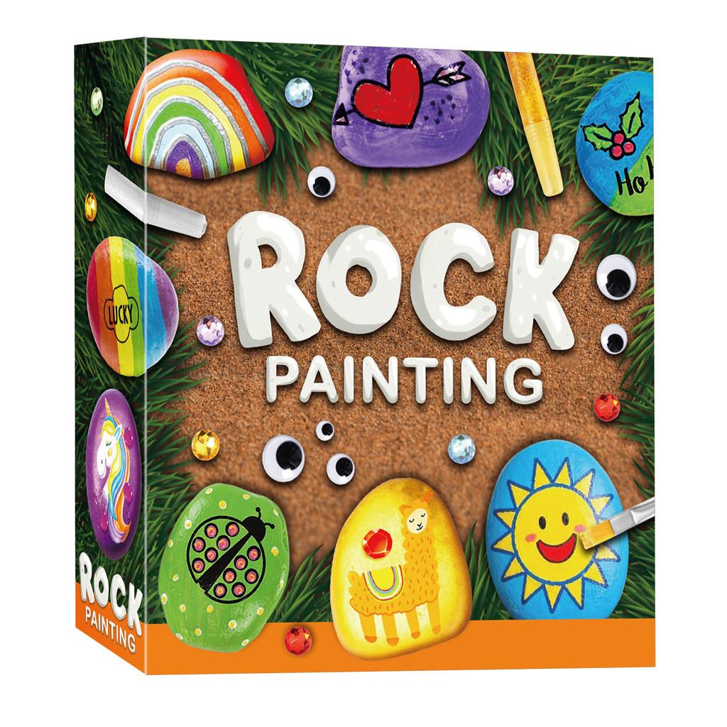 Handpainted Rock Art Kit For Kids Creative Diy Colorful Painting Educational Toy Set