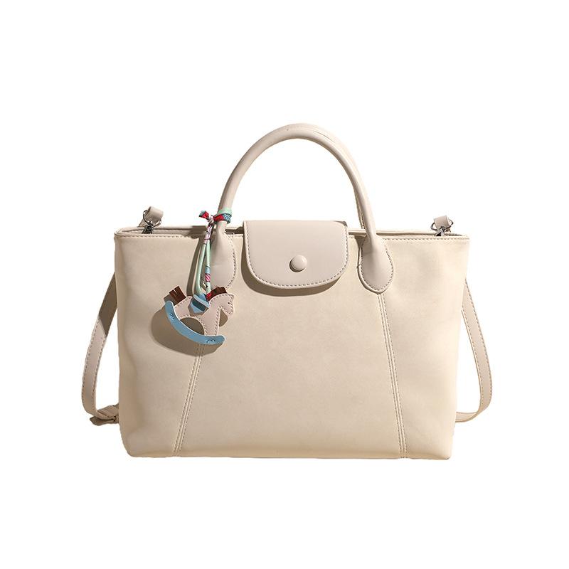 Simple and Popular Casual Portable Bag, Women's Versatile Fashion Contrasting Color Messenger Bag, Personalized Retro Shoulder Bag