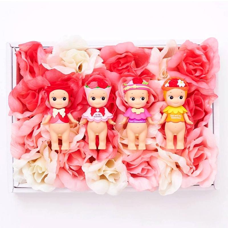 Cute Kewpie Doll Valentine's Day Limited Edition Sonny Angel Animal Action Figure Toys Fox Dog Mouse Limited 1 PCS 8 CM