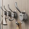 4 Stück Heavy Duty Saugnapfhaken Wasserdichte Push-to-Lock Aufhängehaken 360°