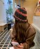 Dopamine Color Retro Knitted Bucket Hat Women's Autumn and Winter Face Small Warm Versatile Wool Hat Tide