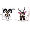 99 Nights Forest Plush Toys Sitting Standing Elk White Owl Stuffed Doll Pillow Gift For Kids
