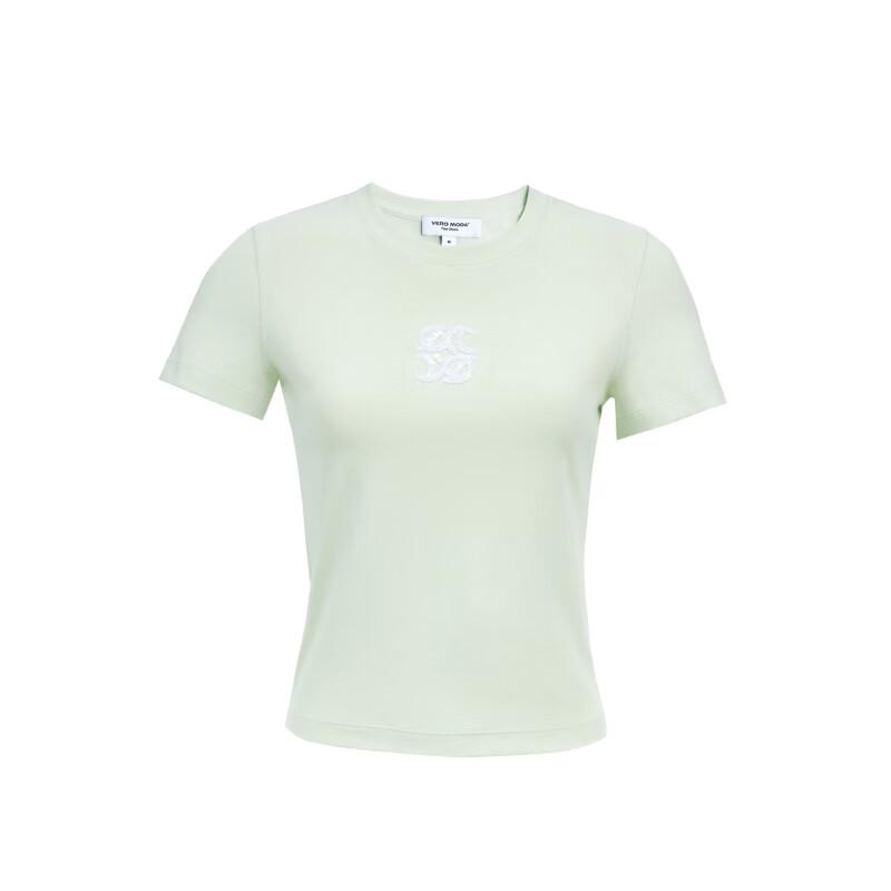 VEROMODA Women's Sequin Embellished Short Sleeve T-Shirt