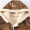 Mens High Quality Leather Jackets Winter Male Fleece Warm Vest Coats Men Stand Collar Army Thicken Waistcoats Clothing Mens Jack