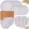 Set di Piatti Eco-Friendly in Paglia di Grano