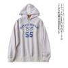 Japanese Order Hooded Fleece Lined Sweater Winter New Men's and Women's Same Style Long Sleeves Letters Plus Size Casual Pullover 30387
