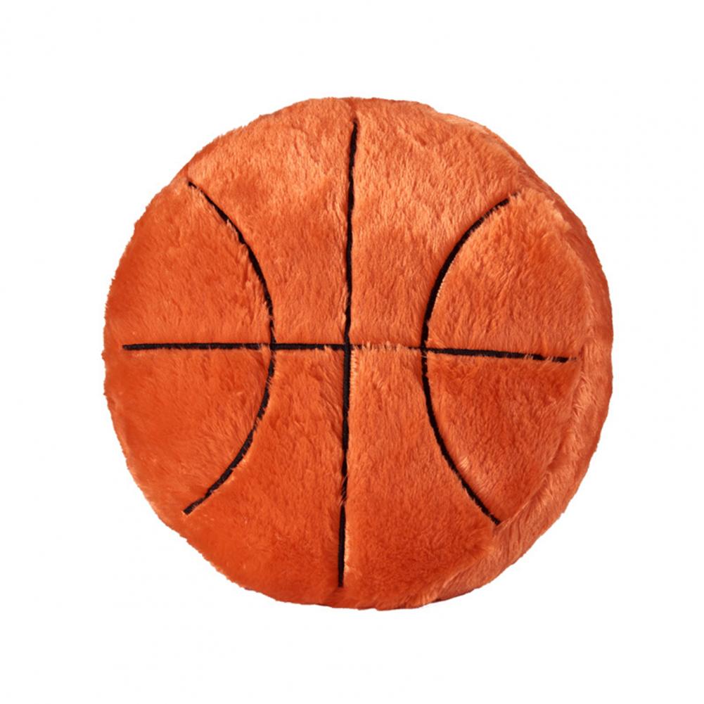 Cute Plush Spherical Cushion Simulated Football Cushion Basketball Plush Toy Doll Giving Children Gifts Family Fun Ornaments
