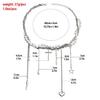 Modern Beaded Necklace with Pendant Details Choker Necklaces for Women Girls