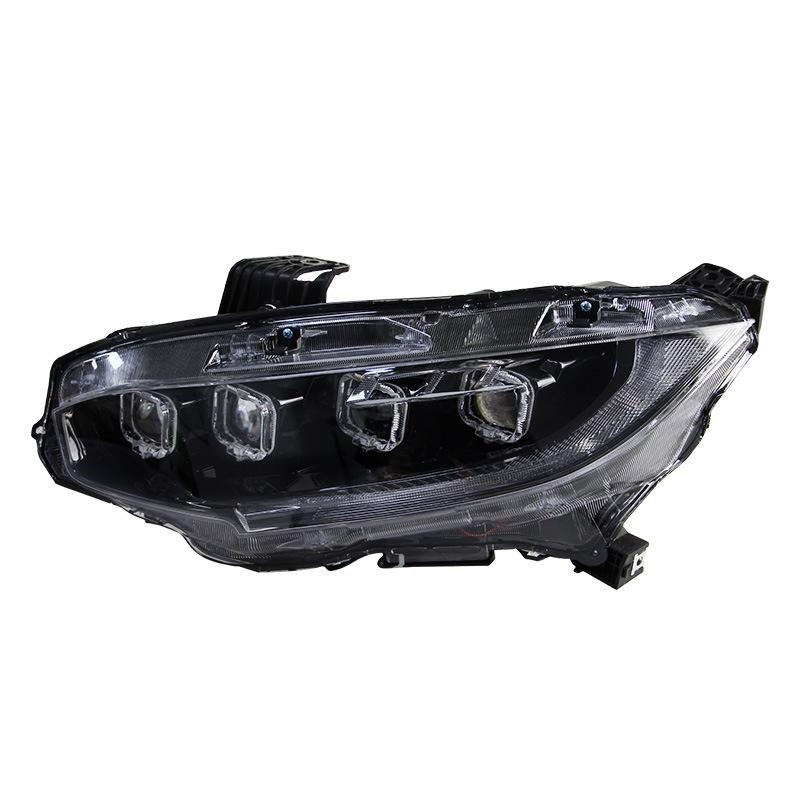 Compatible with Honda Civic (10th Gen) Headlight Assembly – Bugatti-Style LED DRL with Sequential Turn Signal