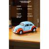Beetle Simulation Retro Classic Car Alloy Car Model Three-door Pull-back Toy Car Ornaments