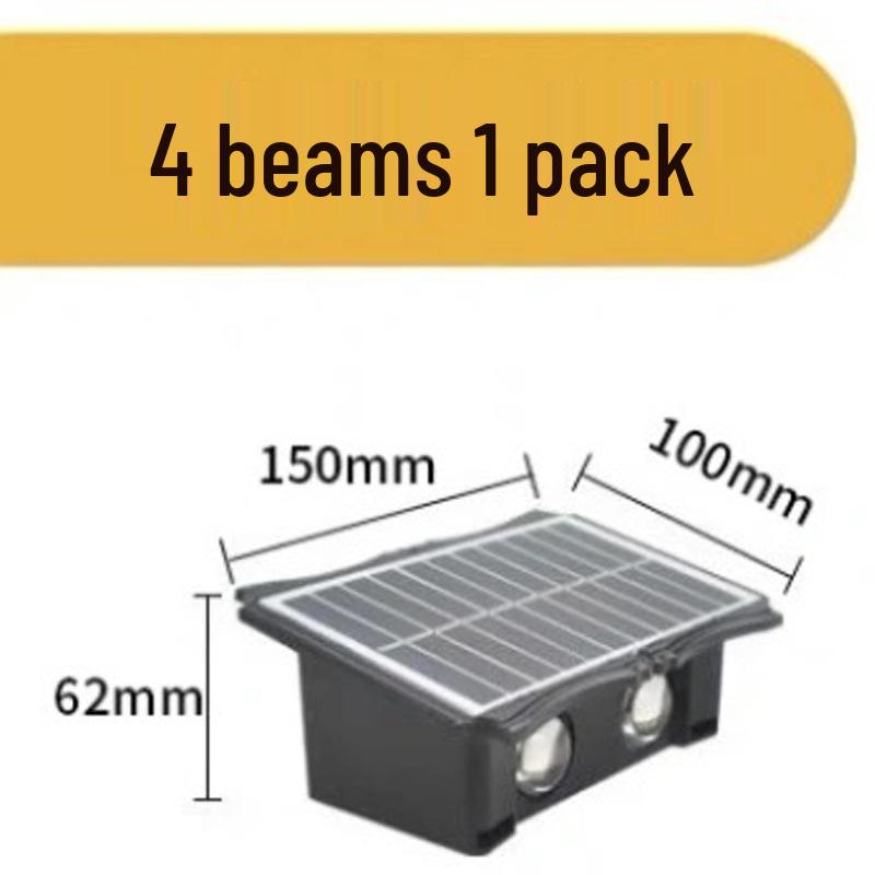 Waterproof Solar Wall Washer Light for Gardens and Courtyards